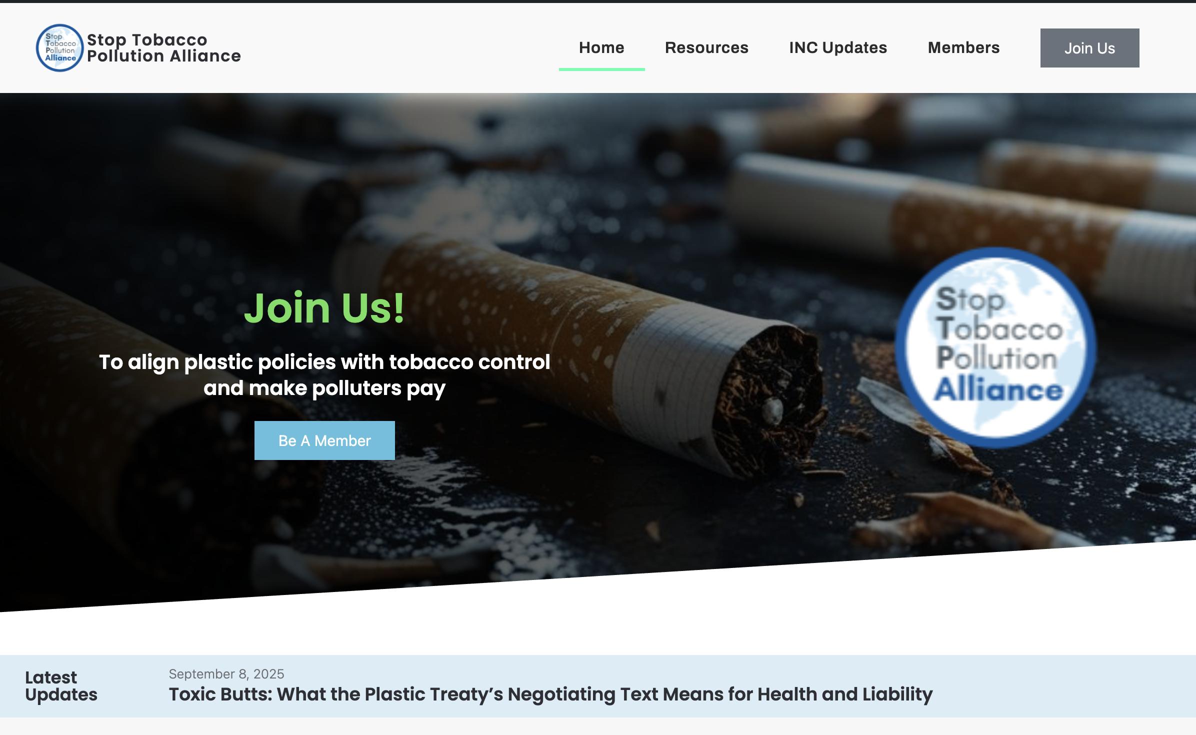 Stop Tobacco Pollution Alliance