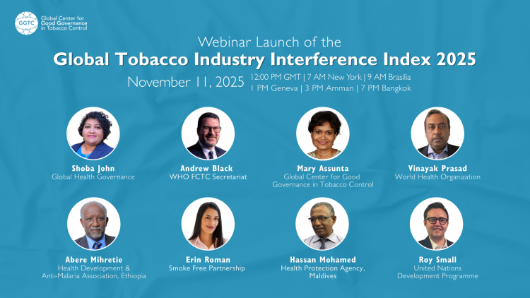 Webinar Launch of the Global Tobacco Industry Interference Index 2025